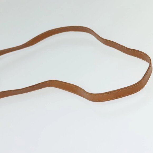 CELINE Macadam Canvas Shoulder Bag PVC Brown Gold Auth - Picture 8 of 16